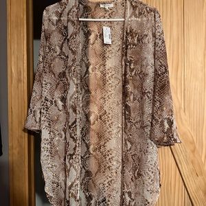 S/M snake print Kimono